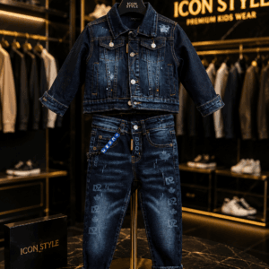 Geaca+Blugi DSQ 2 Piese Blue